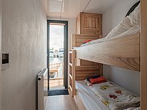 Schlafzimmer mit Etagenbett