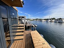 Treppe zum Sonnendeck